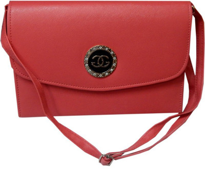 

Navaksha Women Pink PU Sling Bag