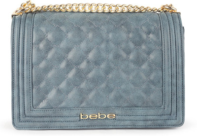 

BeBe Women Evening/Party Blue Genuine Leather Sling Bag