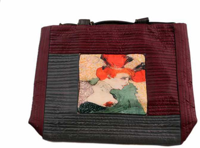 

The Museum Outlet Girls Casual Multicolor Canvas Messenger Bag
