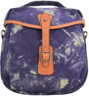 

The Maker Men & Women Blue Canvas Sling Bag