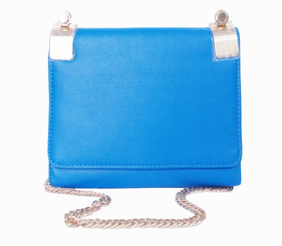 

Feliza Women Casual Blue Leatherette Sling Bag