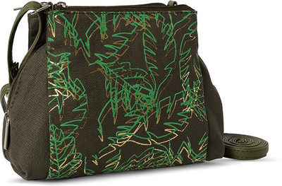 

Baggit Women Casual Green PU Sling Bag