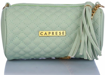 

Caprese Women Casual Green Leatherette Sling Bag