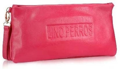 

Lino Perros Women Casual Pink PU Sling Bag