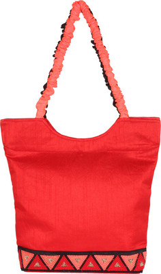

Art Horizons Women Red Cotton Shoulder Bag