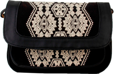

Tiara Women Casual Multicolor Canvas Sling Bag