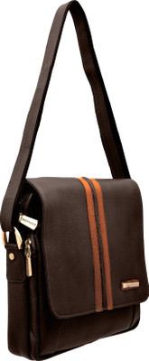 

JFL-Jewellery For Less Women Formal Brown Genuine Leather Sling Bag