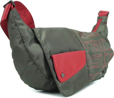 

Fastrack Women Casual Green, Red Polyester Sling Bag