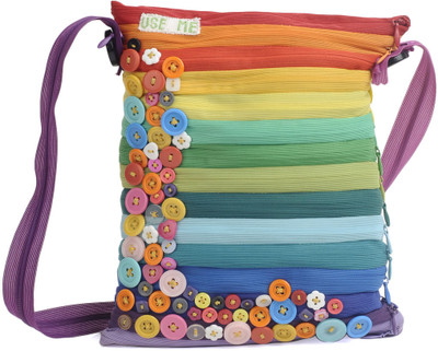 

Use Me Women Casual Multicolor Polyester Sling Bag