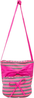 

Heels & Handles Women Casual Pink Cotton Sling Bag