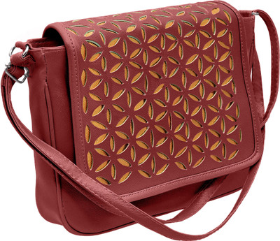

Tap Fashion Women Casual Pink PU Sling Bag