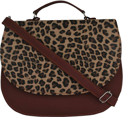 

AM Candy Girls Casual Brown PU Sling Bag