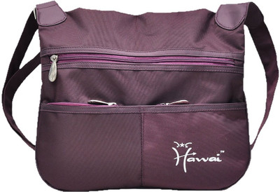 

Hawai Women Casual Purple Polyester Sling Bag