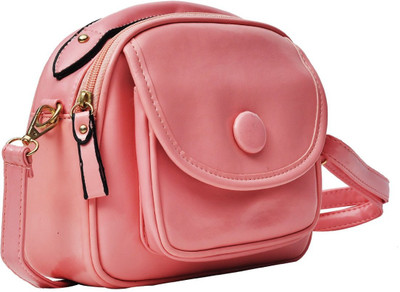 

Hawai Women Casual Pink PU Sling Bag