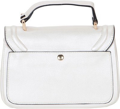 

Willy Woo Girls Casual White Leatherette Sling Bag