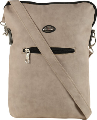 

RCS Boys & Girls Casual White Leatherette Sling Bag