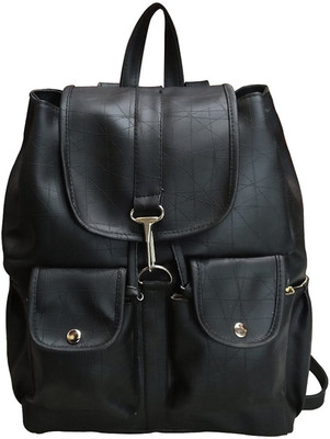 

Rapidcostore Girls Casual Black Leatherette Sling Bag