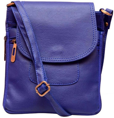 

Styleworld Women Casual Blue PU Sling Bag