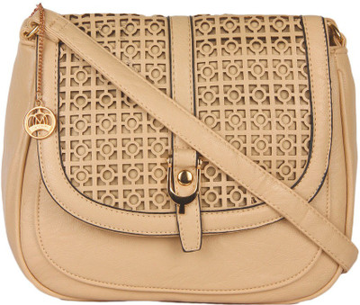 

Moedbuille Women Casual White PU Sling Bag