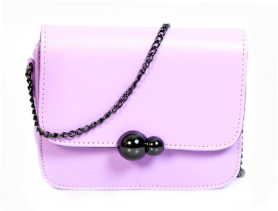 

Frosty Fashion Women Casual Purple PU Sling Bag