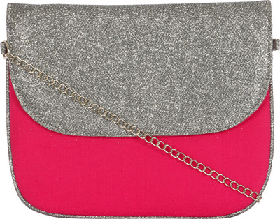 

Kanvas Katha Women Evening/Party Pink Canvas Sling Bag