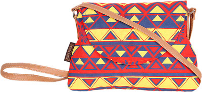 

Kanvas Katha Women Casual Multicolor Canvas Sling Bag