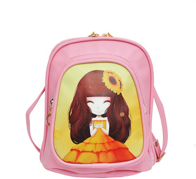Hawai Women Casual Pink, Yellow PU Sling Bag