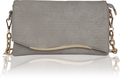 

Esbeda Girls Evening/Party Grey PU Sling Bag