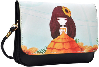 

Hawai Women Evening/Party Multicolor PU Sling Bag
