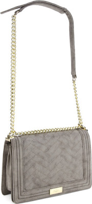 

BC BG Women Casual Grey Genuine Leather Sling Bag