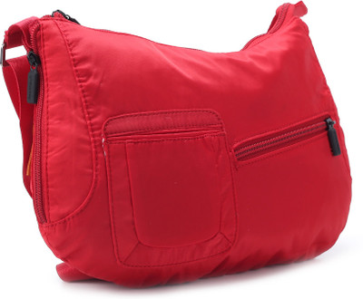 

Fastrack Women Casual Red PU Sling Bag