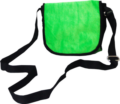Evagloria Girls Casual Green Velvet Sling Bag available at flipkart for Rs.120
