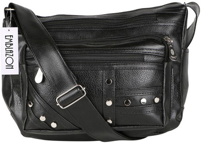 

Lambency Men & Women Casual Multicolor PU Sling Bag