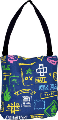 

Kanvas Katha Women Casual Blue Canvas Sling Bag