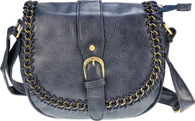 

Neuste Women Blue Leatherette Sling Bag