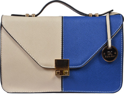 

Diana Korr Women Casual Blue PU Sling Bag