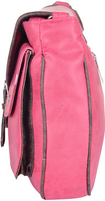 

Nxt Gen Girls Casual Pink Leatherette Sling Bag