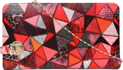 

Hawai Women Evening/Party Multicolor PU Sling Bag