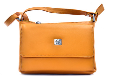 

Vbee's Women Casual Yellow Genuine Leather Sling Bag