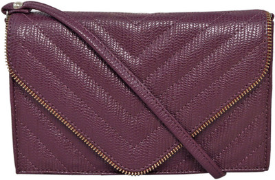 

Flying Berry Women Casual Purple PU Sling Bag