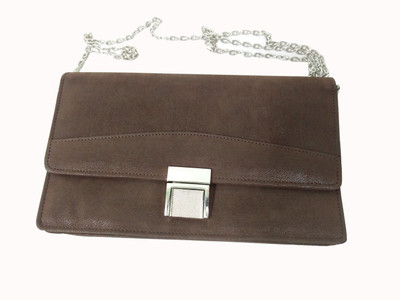 

Essart Women Casual Brown PU Sling Bag