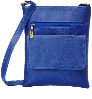 

Creative India Exports Women Casual Blue Polyester Sling Bag