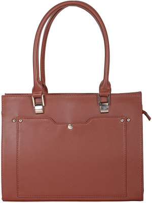 

Global Impex Women Brown PU Shoulder Bag