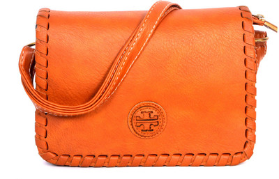

Bags Craze Women Casual Tan PU Sling Bag