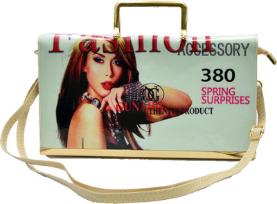

Gospel Women Casual Beige Leatherette Sling Bag