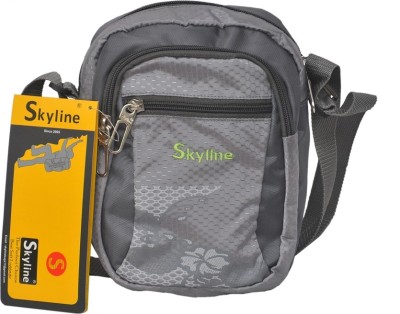 

Skyline Men & Women Casual Grey Polyester Sling Bag