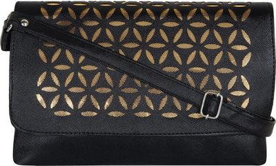 

Brazeal studio Women Casual Black PU Sling Bag
