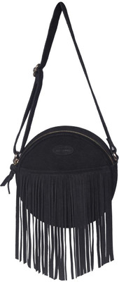 

Justanned Women Casual Grey Genuine Leather Sling Bag