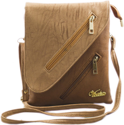 

Voaka Women Casual Brown PU Sling Bag