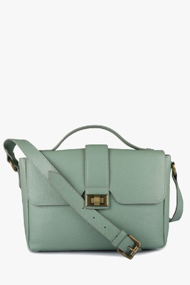 

Paradigm Design Lab Women Casual Green Genuine Leather Shoulder Bag